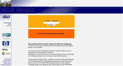 Desktop Screenshot of mcssupport.ch