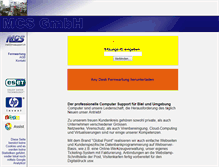 Tablet Screenshot of mcssupport.ch